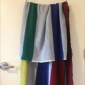 Asos Stripe Oversized Blanket Scarf