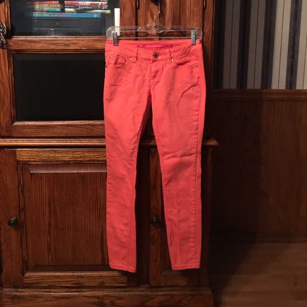 Coral Skinny Jeans