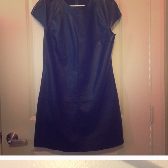 Zara faux leather dress - Picture 4 of 8