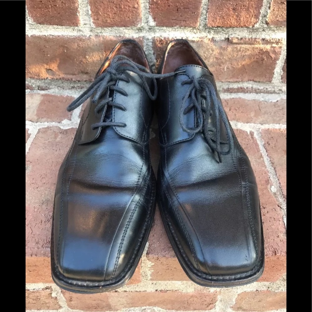 JOHNSTON & MURPHY Men’s Black 20-6461 Leather Sz 9