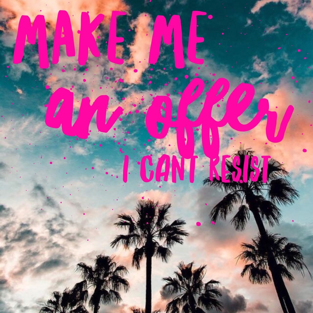 🌴🌸 Hit me with your Best Offers 🌸🌴