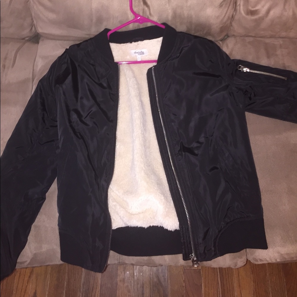 Brand new black bomber jacket