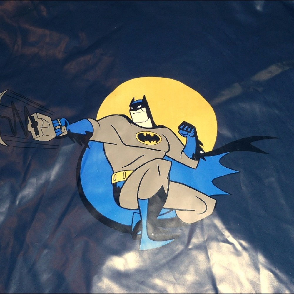 Youth Batman Rain Coat 3m 90's L Warner Brothers