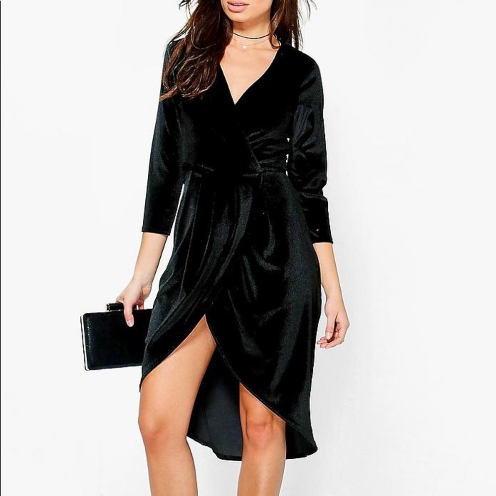 Velvet Midi Dress