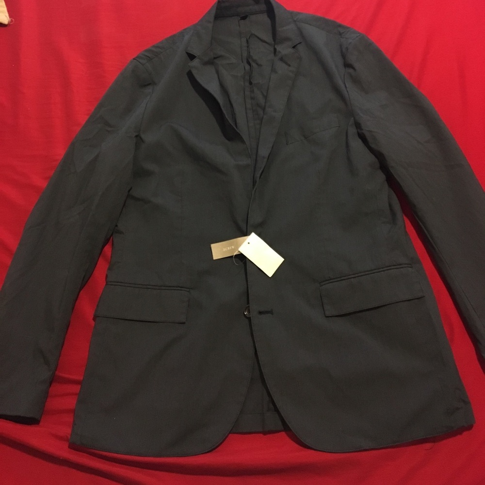 Slate striped J.Crew Jacket Med