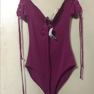 Women's Off The Shoulder One Piece/Body Suit