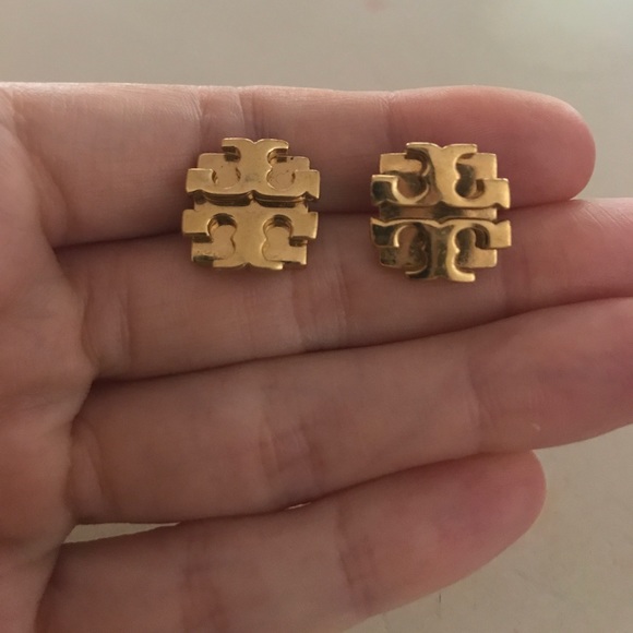 Tory Burch Jewelry - Gold Tory Burch Logo Earrings