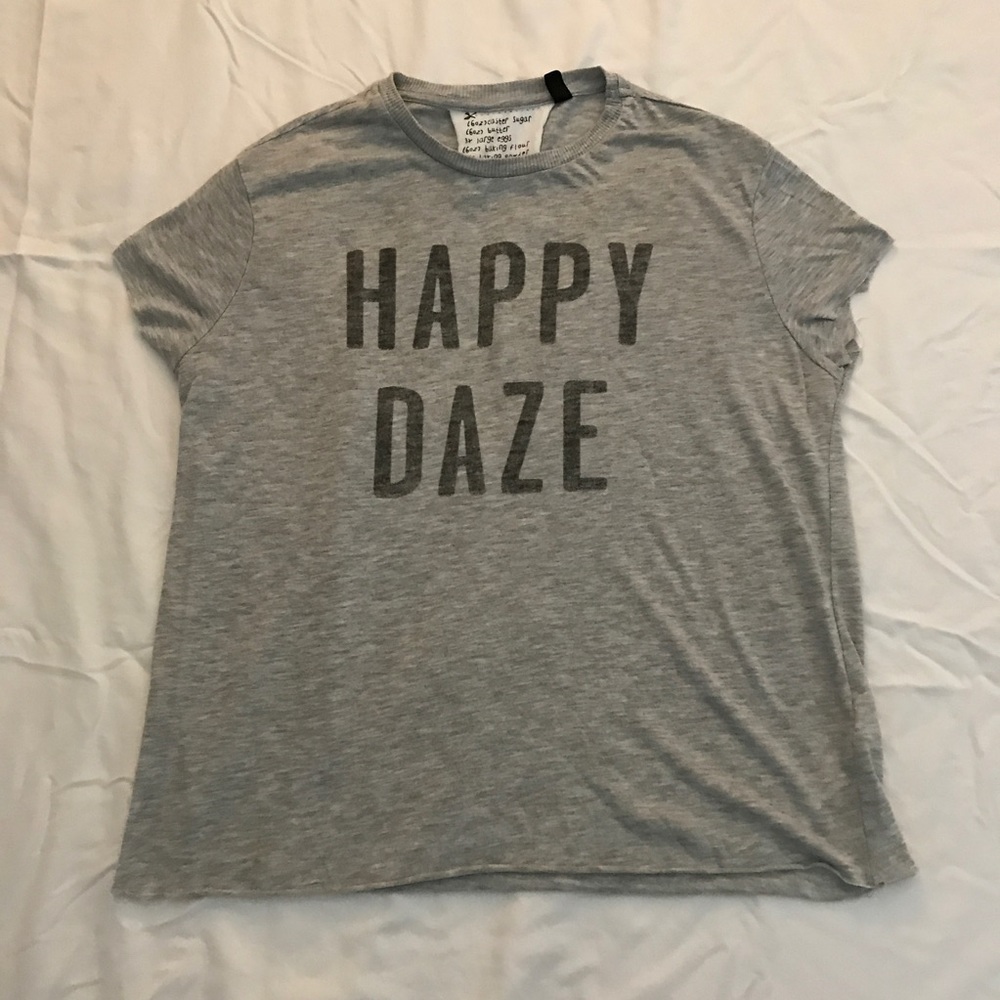 SOFT GREAT CONDITION HAPPY DAZE TOPSHOP TSHIRT