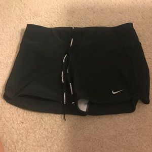 Nike running bum shorts, women's medium