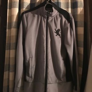 Zip up running jacket with Ferrari logo
