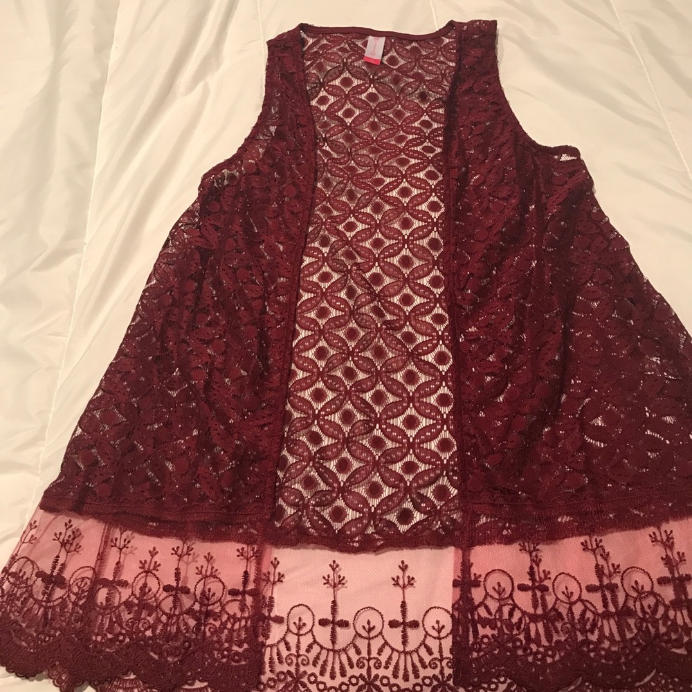 Lace vest