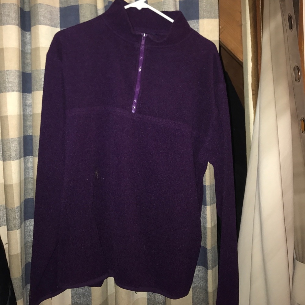Fleece 3/4 zip pull over