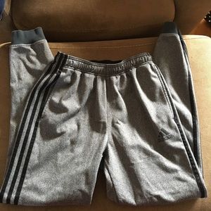 Gray men's adidas sweat pants