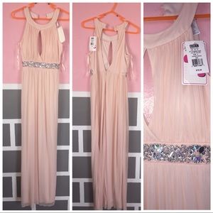 Long Light Pink Dress