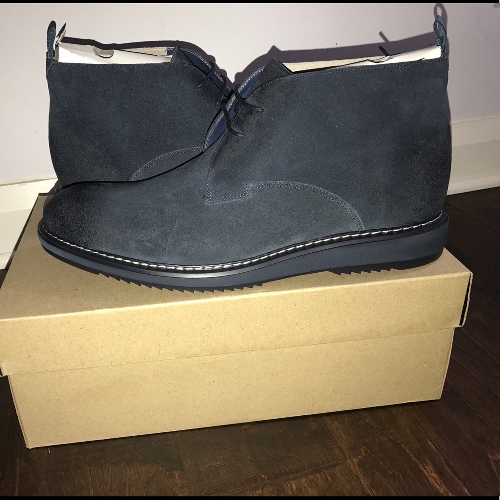 Clarks Kenley Mid Suede boots, Blue, Size 13