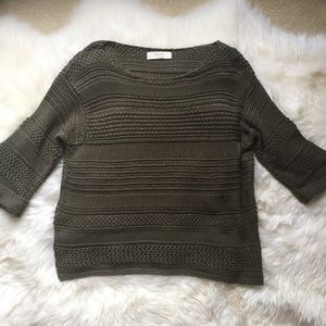 Zara // Oversize Olive Sweater