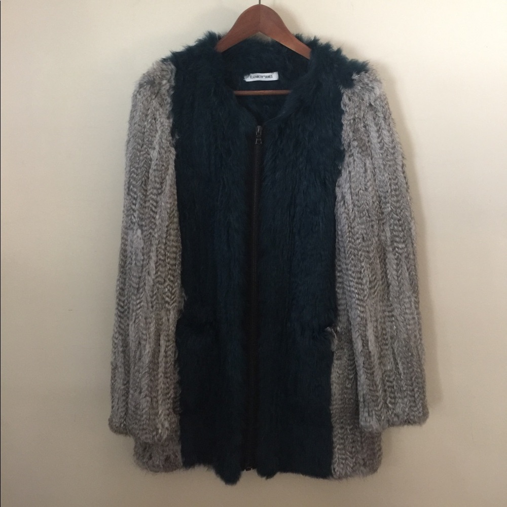 Elizabeth and James fur coat