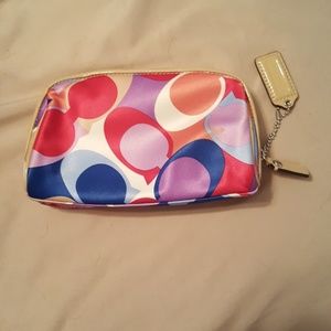 Coach make up bag