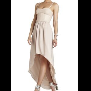 BCBGMAXAZRIA Pink Leandra Bustier Dress