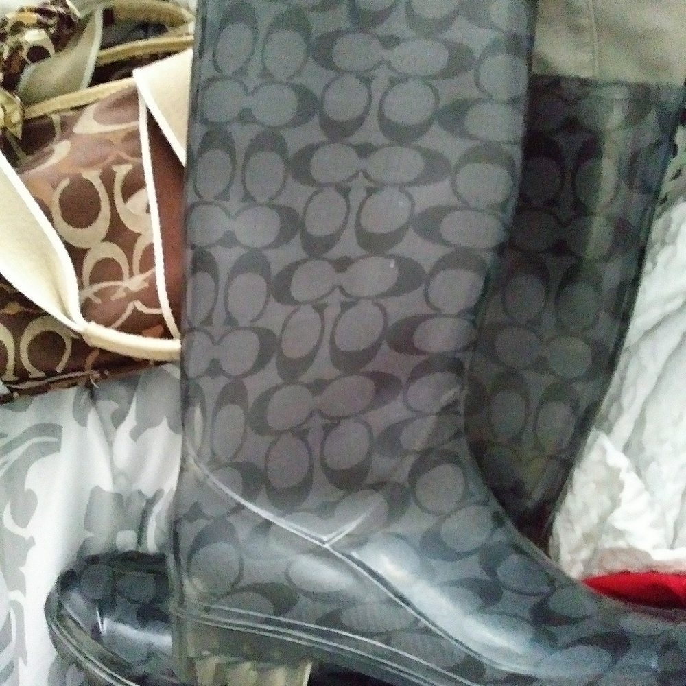 Coach rain boots