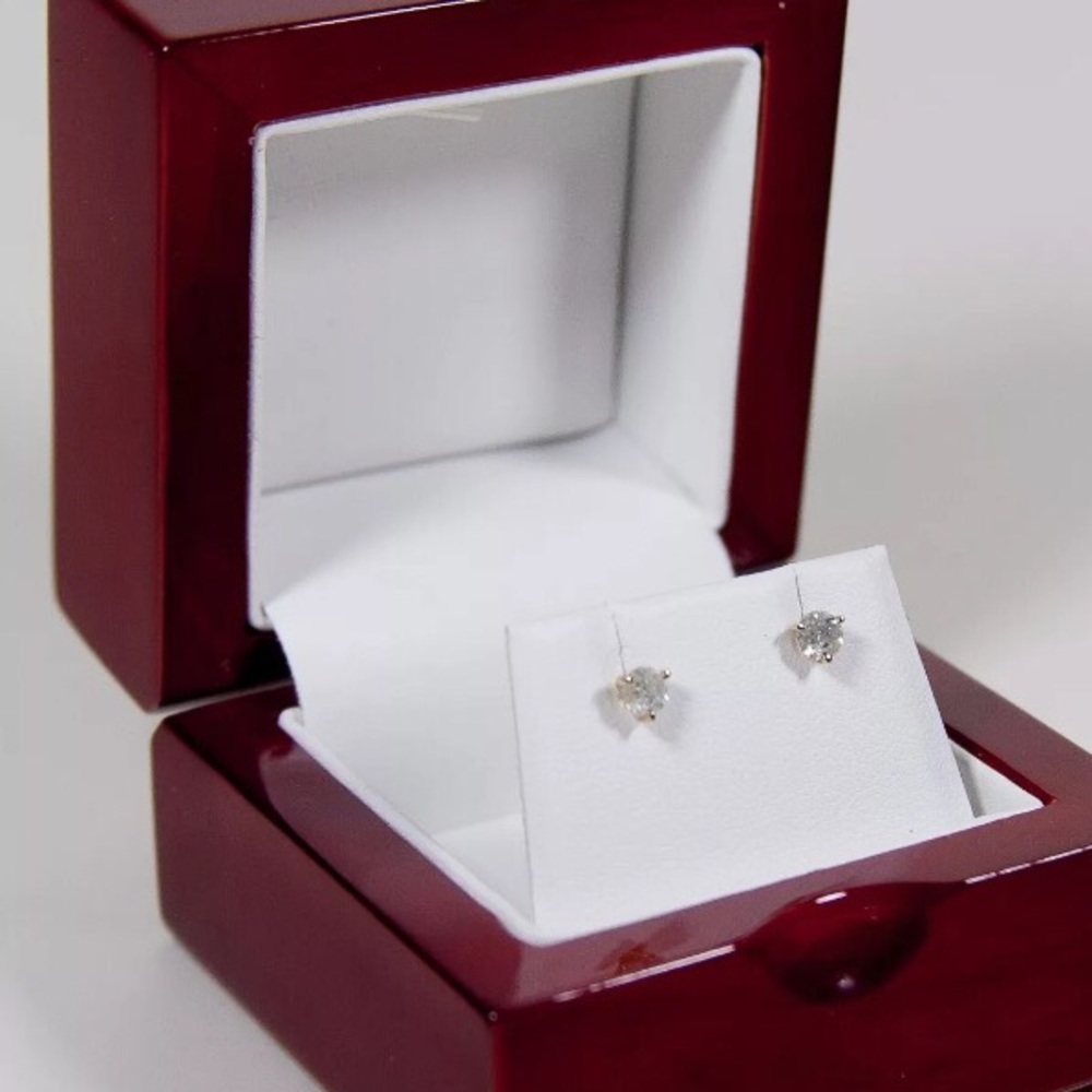 .50CT Natural Diamond 14K Gold Martini Studs