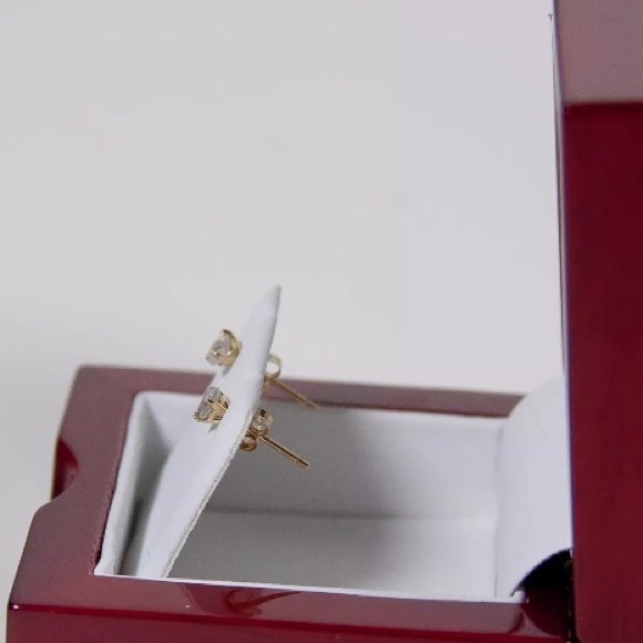 .50CT Natural Diamond 14K Gold Martini Studs - Picture 3 of 3