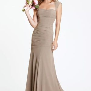 Watters 5530 Taupe Bridesmaid/MOB dress, size 8