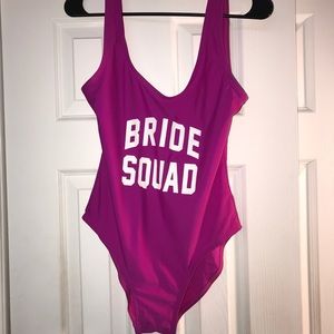 One piece bathing suit