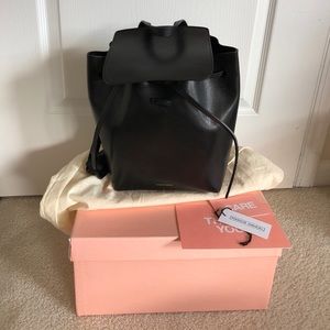 mansur gavriel black backpack