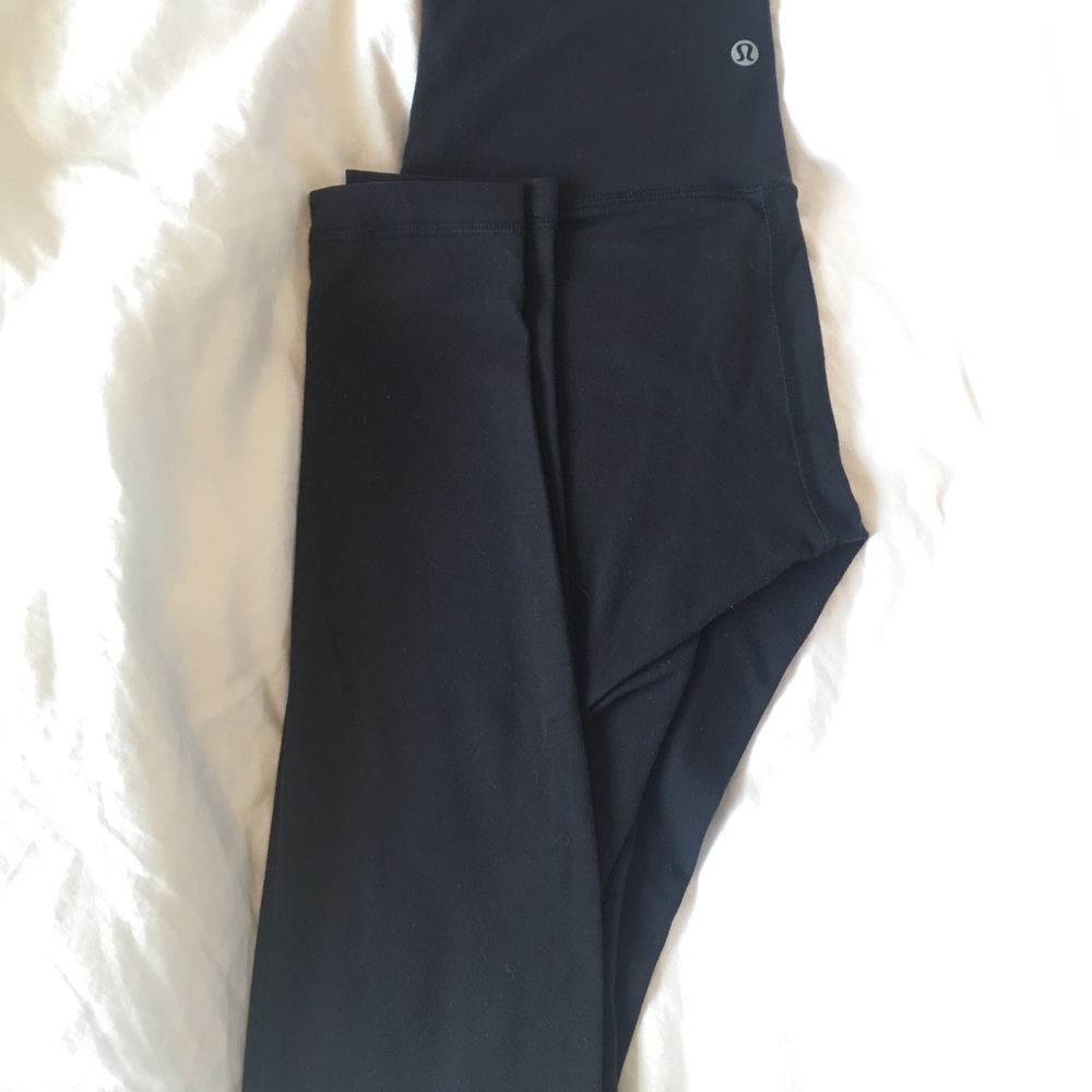 Black Wunder Under Lululemon Leggings High Waisted