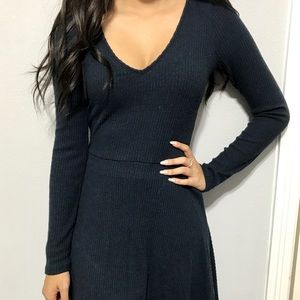 Hollister navy sweater dress