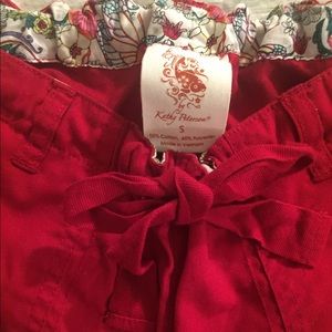 Beautiful RED KOI scrub pants! ❤️😍