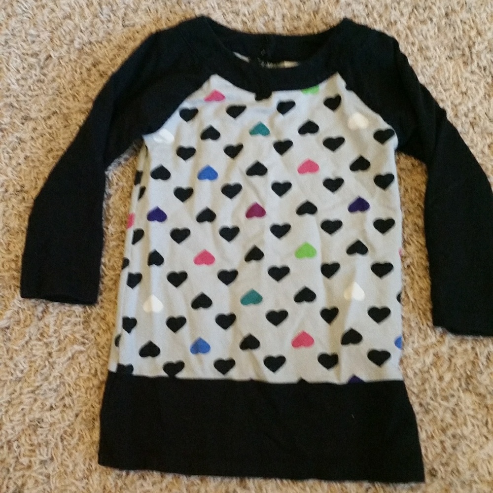 Girls Black and Gray Sweater