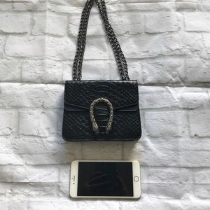 Top shop faux snake leather embossed cross body Top shop faux snake leather embossed cross body