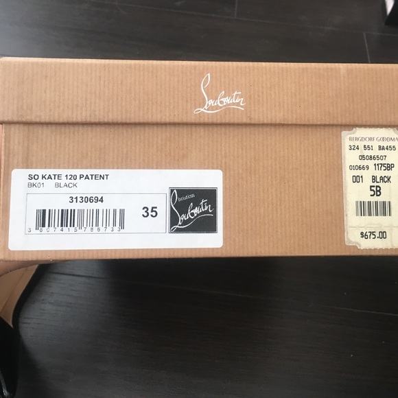 Black So Kate Christian Louboutin Size 35 - Picture 5 of 6