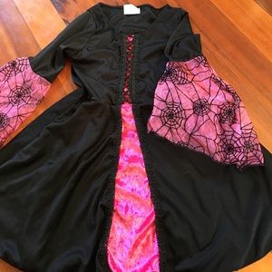 Spider witch costume for girls size M
