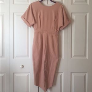 ASOS muted salmon color dress!