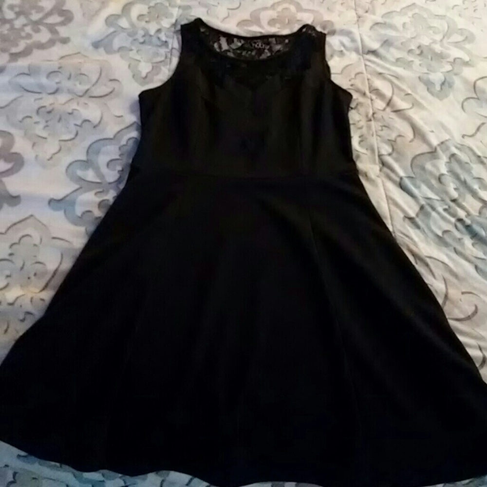 Black cocktail dress
