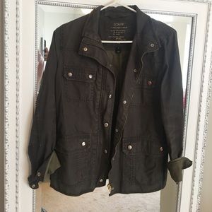 J crew downtown field jacket , size medium!