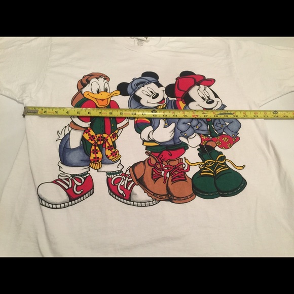 ‼️SOLD‼️ VTG Mickey Donald Minney T Shirt Disney - Picture 3 of 8