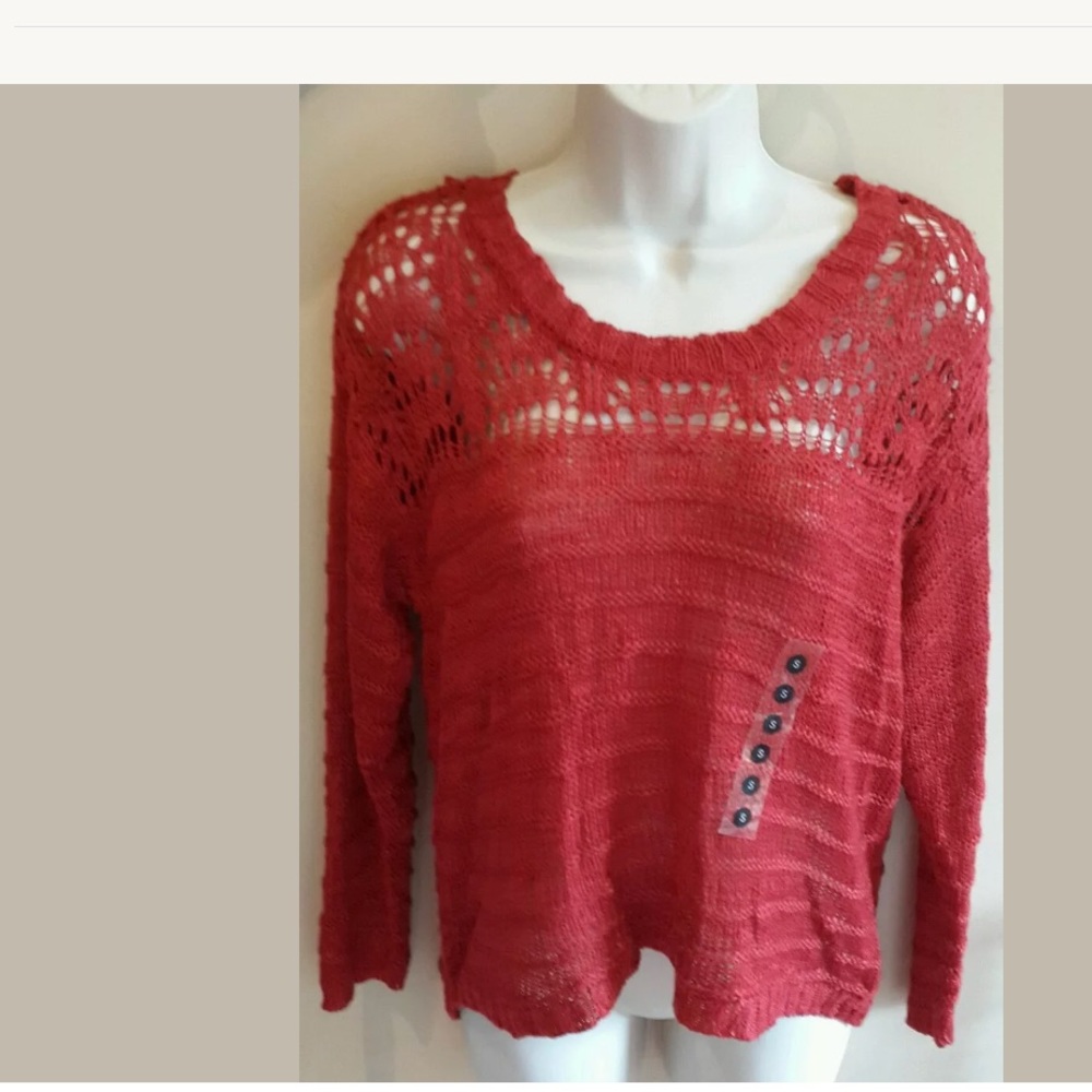 NWT American Rag Cie Sweater chilli Sz S