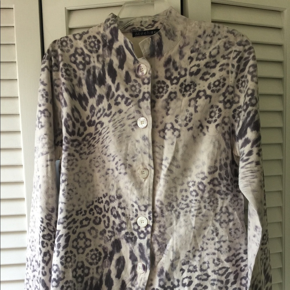 Mechant Animal Print Suede-cloth Jacket