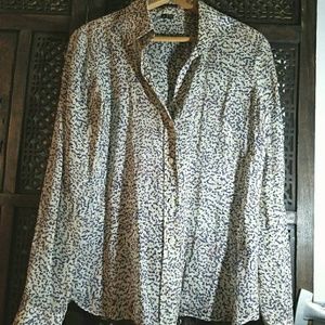 Theory silk blouse