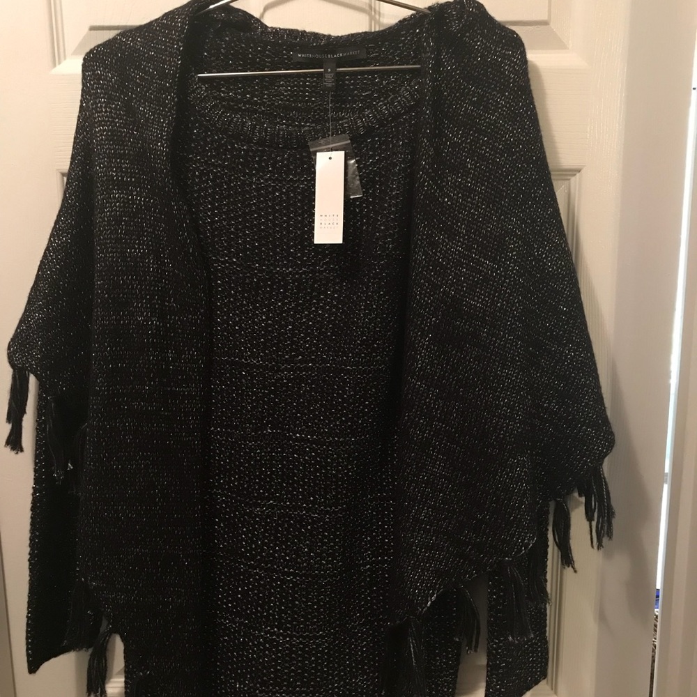 White House Black Market Sweater/Detachable Scarf