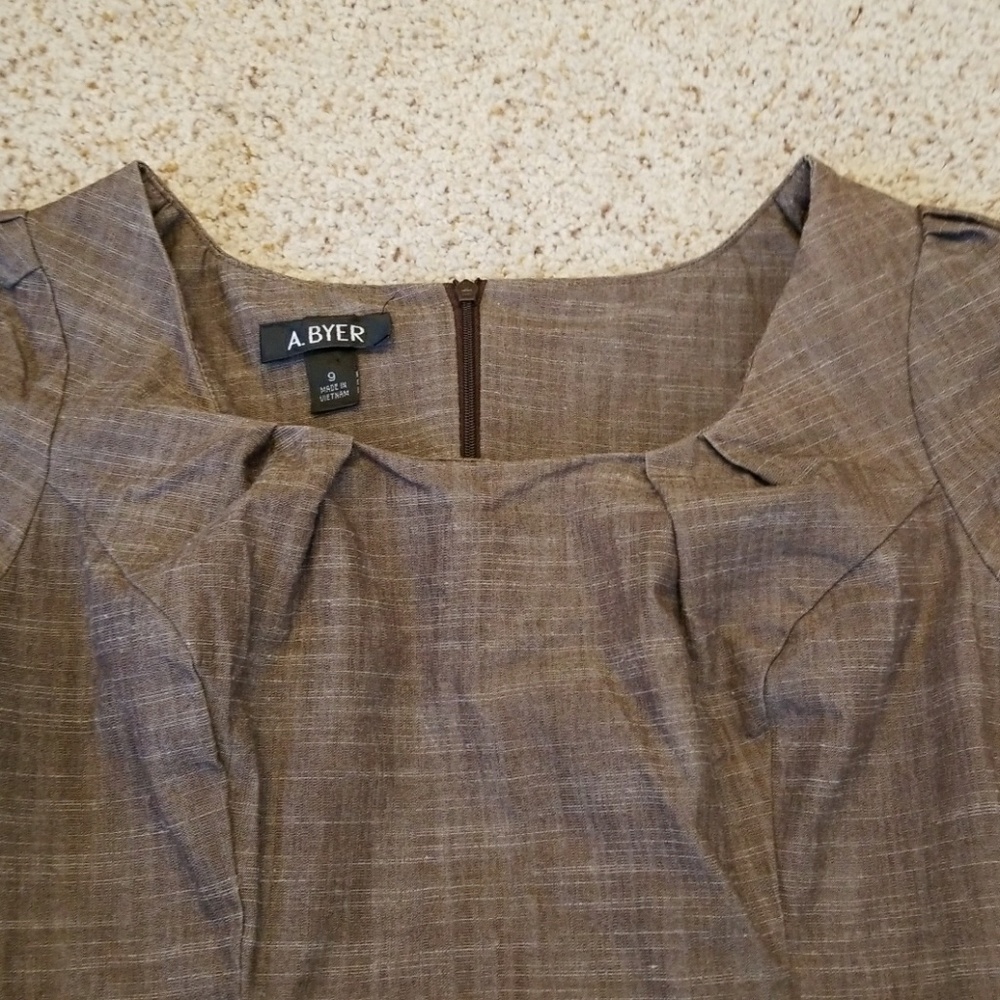 5/$25  A. Byer cap sleeve dress - Picture 2 of 4
