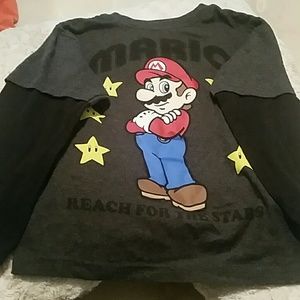 Mario long sleeve tee
