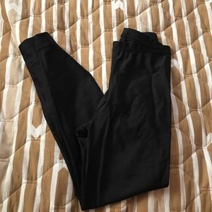 American Apparel Black Nylon Tricot Leggings