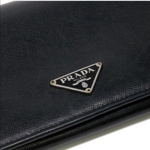 Prada Signature Saffiano Long Wallet