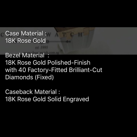 Auth audemars piguet royal oak 18k ROSE GOLD/diamd - Picture 7 of 7