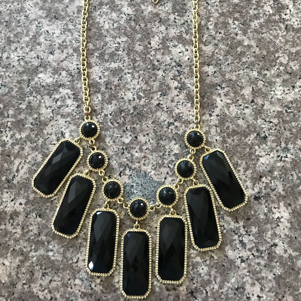 Black and gold necklace